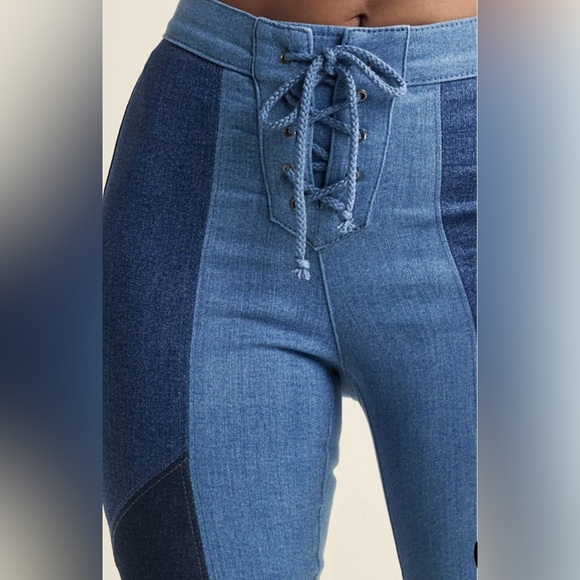 NEW Vintage Style Flare Jeans - Picture 4 of 14